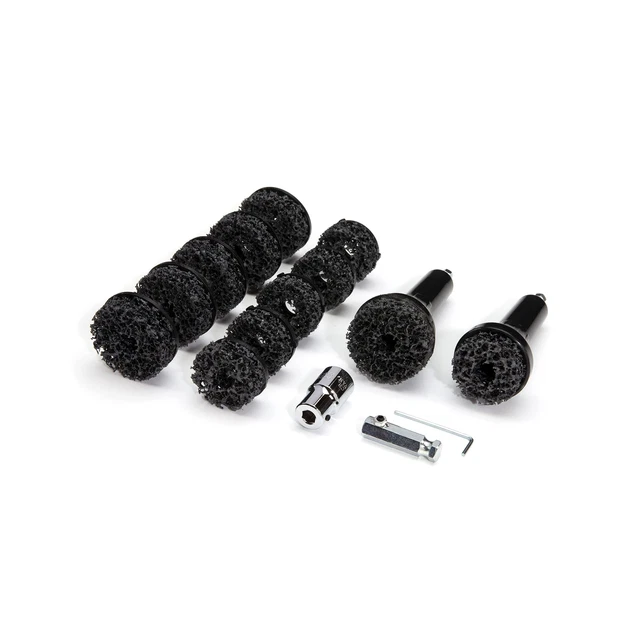 Steelman Wheel Hub and Rotor Polishing Kit, Removes Rust, Power Tool Compatib...