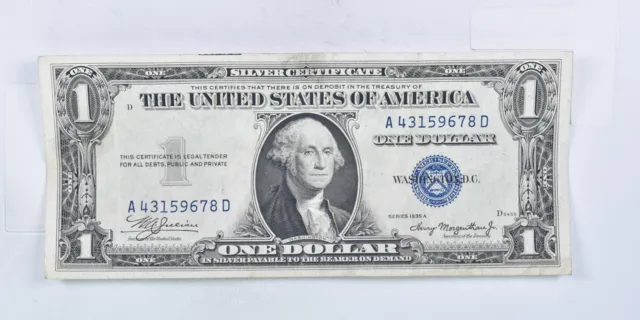 Crisp - 1935-A United States Dollar Currency $1 Silver Certificate *109