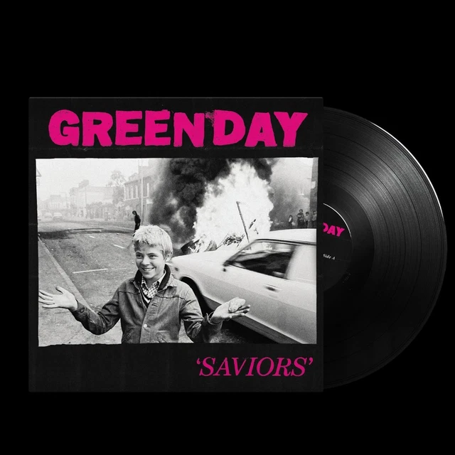 GREEN DAY SAVIORS LP vinyl Europe Reprise 2024 standard black vinyl LP