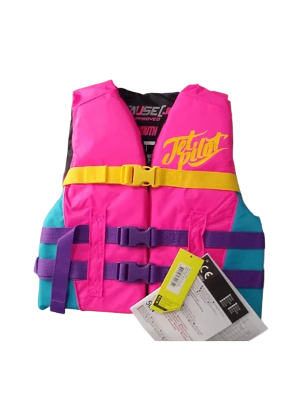 Gilet jet ski enfant 30-40Kg JetPilot Cause Youth 50N Nylon Vest