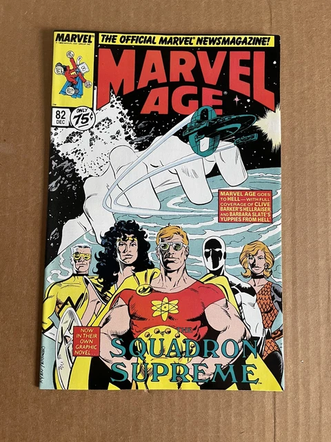 Marvel Age #82 Marvel 1989 1st app Preview Cable Liefeld