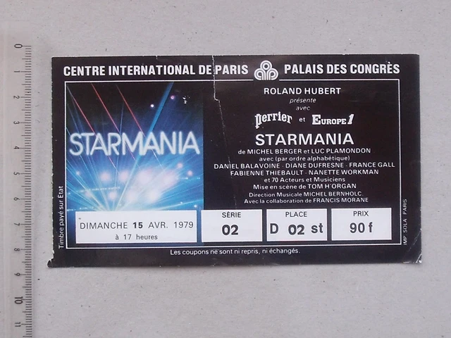 Billet D'entrée Original - Match Allemagne - Italie 1987
