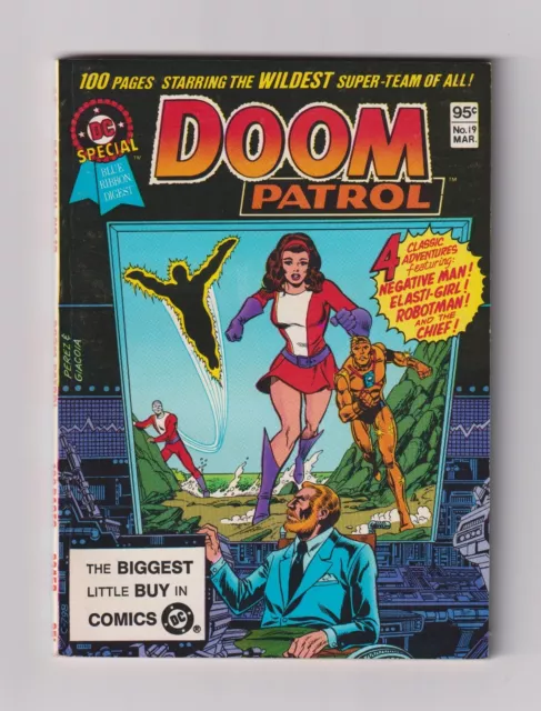 DC Special Blue Ribbon Digest #19 1982 VF/NM 9.0 DC Comics Doom Patrol 100 Pages