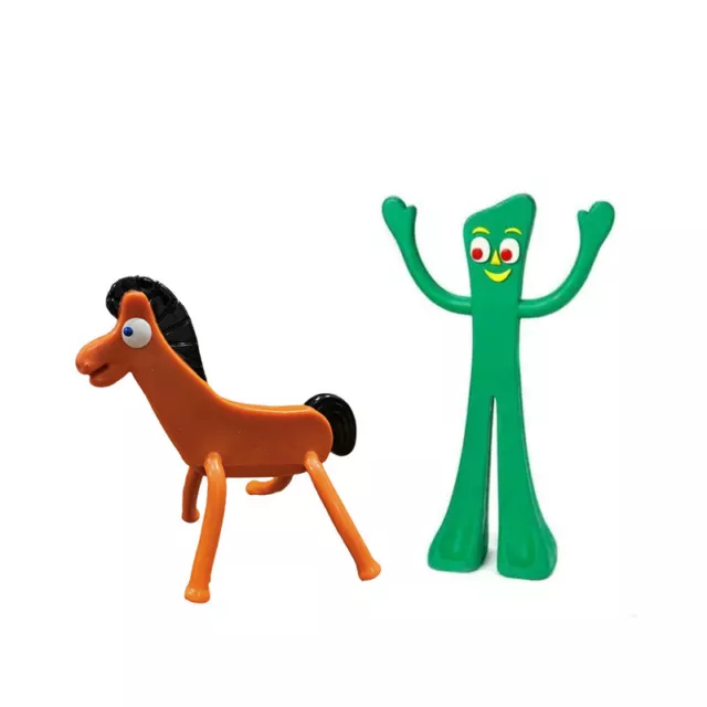 Vintage Gumby And Pokey Figures Charming Collectible Toy Set For All Ages