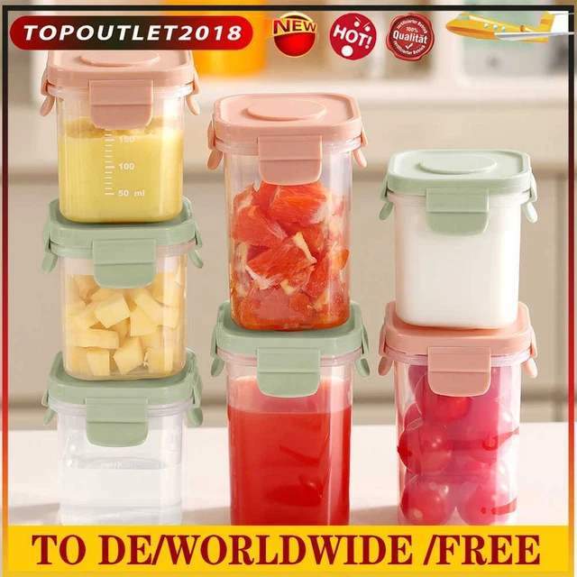 Plastic Food Storage Box BPA Free Food Organizer Stable Portable for Outdoor Use