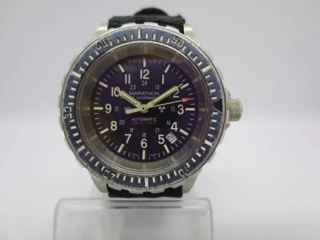 MARATHON MILITARY GSAR Ser 2 02576 Stainless Steel Automatic Mens