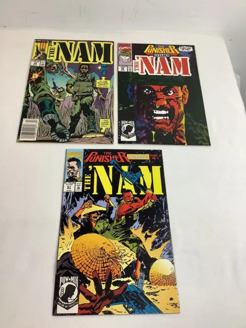The 'Nam #38,52 6 Punisher Marvel Comics 1989-92