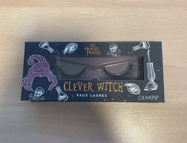 NOUVEAU BNIB - Colourpop x Disney Hocus Pocus Clever Witch Falsies Faux Cils