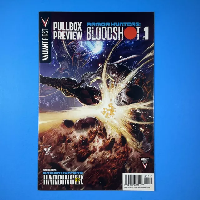 ARMOR HUNTERS #1 Pullbox Preview Valiant Comics Bloodshot & Harbinger 2014