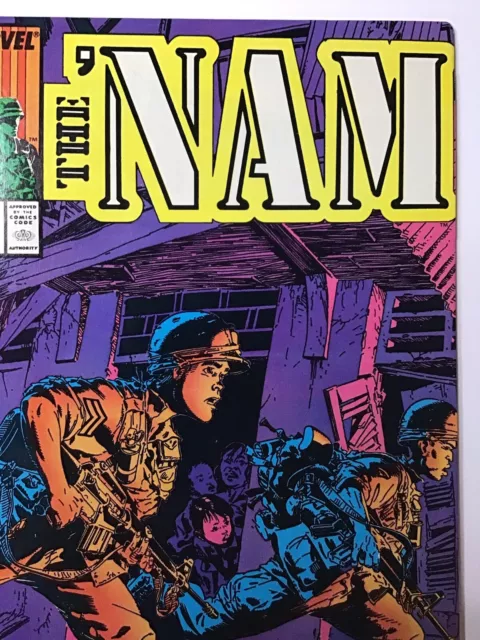 THE ‘NAM #10 (1987) Vietnam War; Marvel Comics; Newsstand Edition; VF- 3
