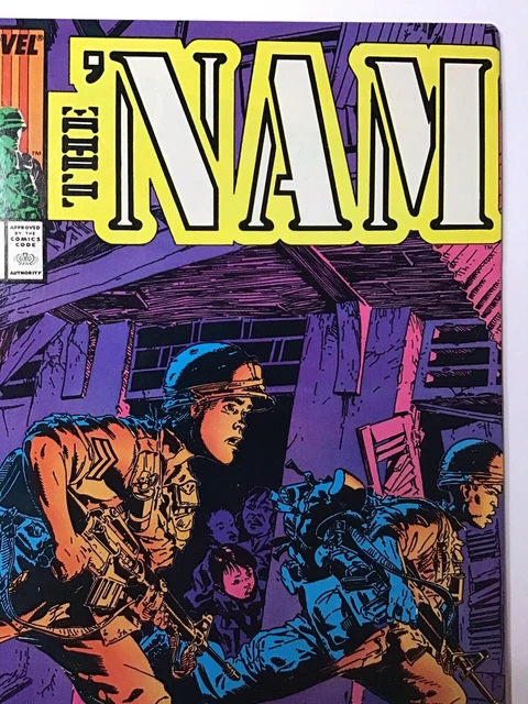 THE ‘NAM #10 (1987) Vietnam War; Marvel Comics; Newsstand Edition; VF- 3