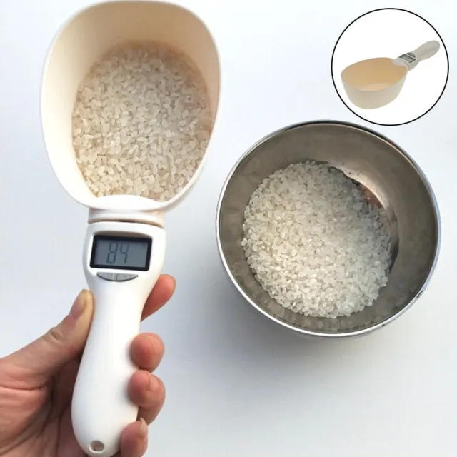Cat Pet Food Spoon Scale Handled Measuring Cup Kitchen Weighting Spoon 250ml