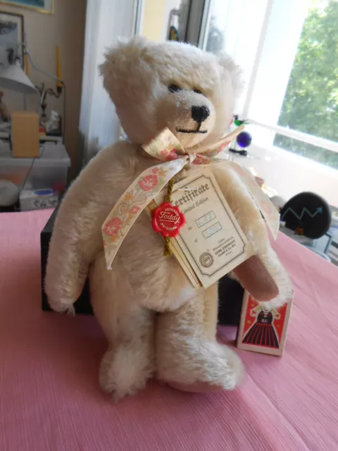 Hermann Teddy Bär 23 cm. Limitiert. 677/2000  Unbespielt. Top Zustand #.16222 4