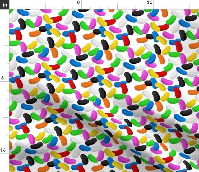 Beans Candy Sweets Sweet Spoonflower Fabric by the Yard