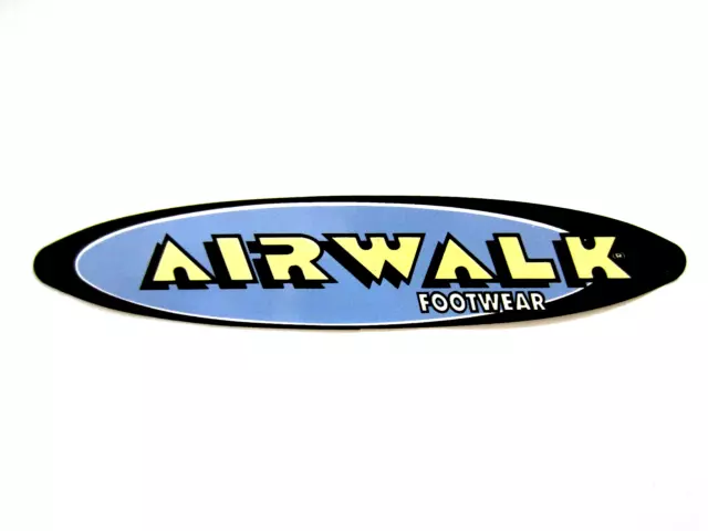 NOS VINTAGE STICKER: Airwalk Shoes, Tony Hawk, Jason Lee, Geoff Rowley ...