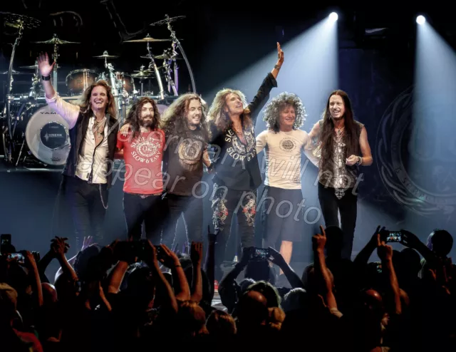 Whitesnake - Original 8x10 Color concert Photo 2015