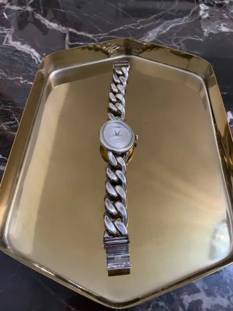 Armbanduhr Massiv 800 Silber Kette-120Gramm