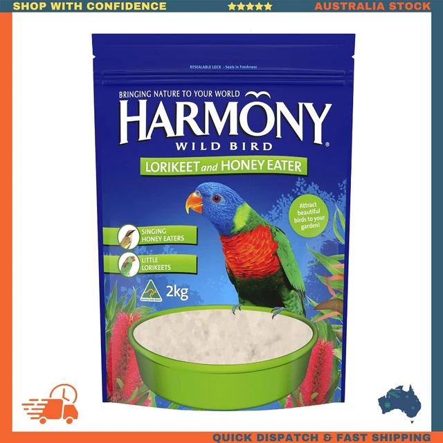 Harmony Wild Bird Lorikeet and Honey Eater 2Kg | BRAND NEW | FREE SHIPPING AU