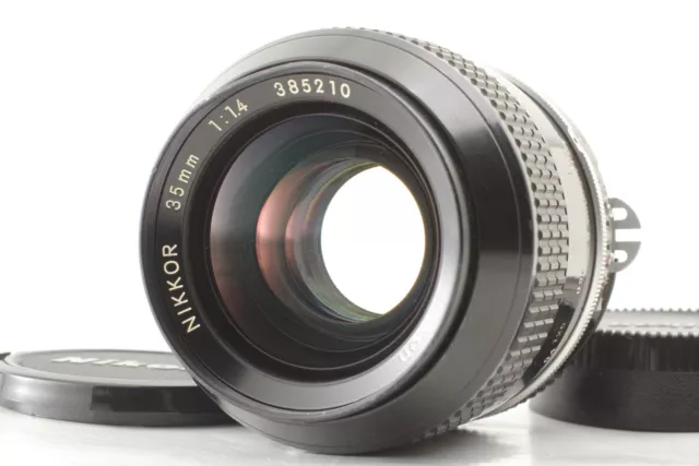 [Exc+5] Nikon Nikkor Ai 35mm f/1.4 Wide Angle MF Prime Lens From JAPAN