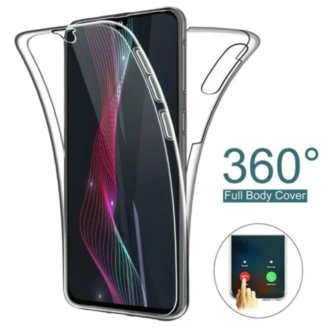 360 Grad Handy Hülle Für Samsung Schutzhülle Tpu Silikon Klar Huawei Case Cover