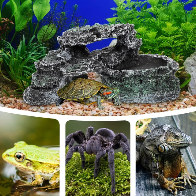 Figurines Tortues Grimpantes En Résine à Suspendre | Décoration De Pots De Fleurs, Aquariums Et Jardin, 4x6x7.5 Cm