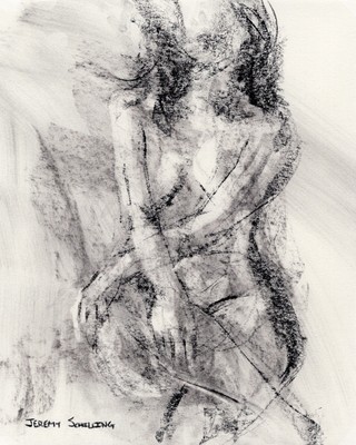 nude figure line drawing