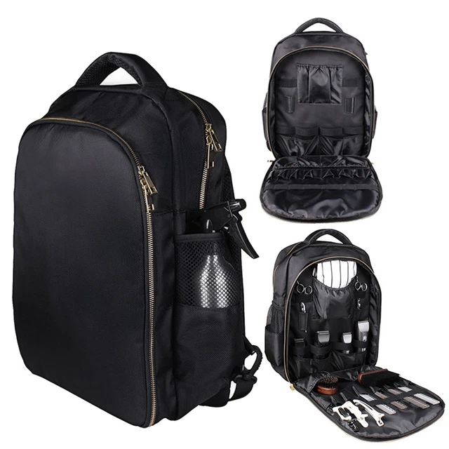 Large Hairdressing Barber Bag Stylist Salon Equipment Travel Backpack Box Case