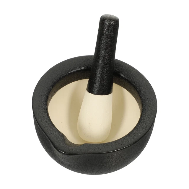 MAHLBECHER MIT MAHLSTAB Lebensmittelwolf Mahlschüssel Zum Würzen EUR 19 ...