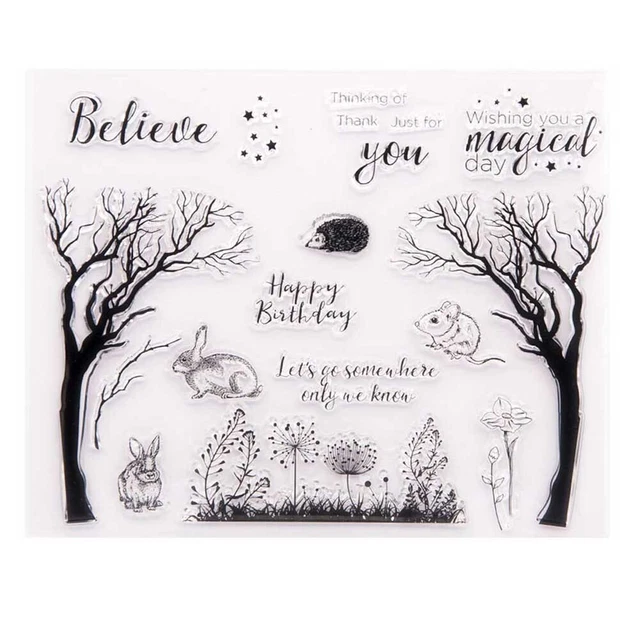 Precision Clear Stamps for Card Making and Scrapbooking Enhance Your Designs