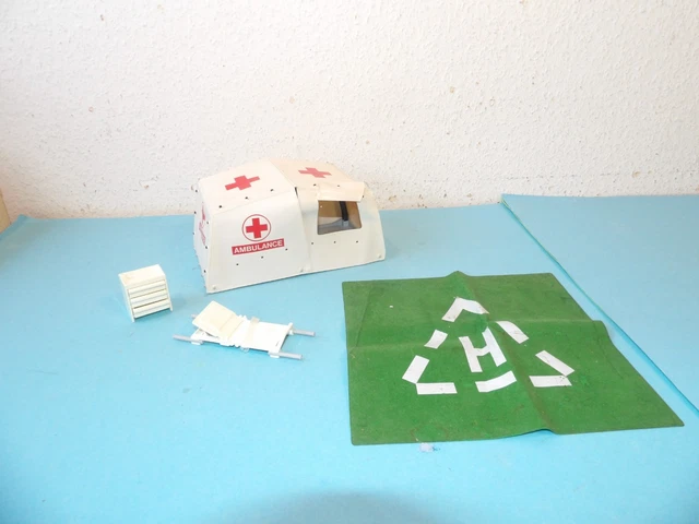 Playmobil Vintage 3224 Hopital de campagne 10 figurines et accessoires