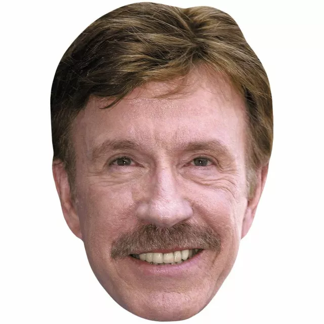 Chuck Norris (Smile) Maske aus Karton