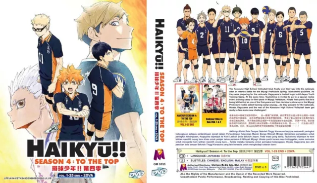 Haikyuu!! Season 1-4 Complete Vol 1-85 End+ 4 Movies + 5 OVA