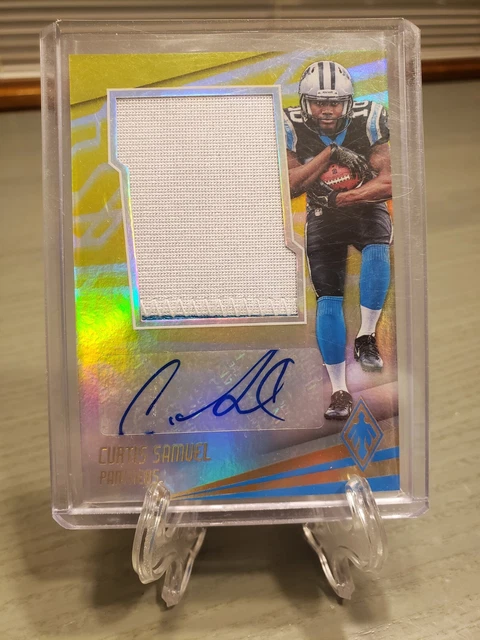 Curtis Samuel 2017 Phoenix Gold Jumbo Rpa 2 Color Patch Auto  11/25