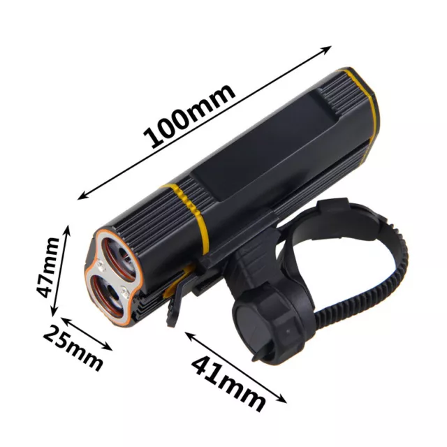 Mountain Flashlight Riding Equipment Usb Charging Lamp For Bicycle Headlight 2