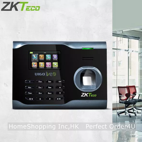 ZKTeco Biometric Fingerprint Attendance Time Clock WiFi Time Attendance Clock