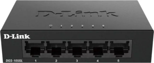 D-Link DGS-105GL 5-Port Unmanaged Gigabit Switch