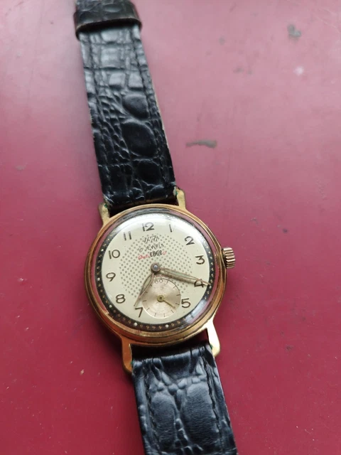 Montre Mécanique Vintage Ingersoll Simba Pour Femme - Boîtier Acier 27 Mm, Cadran Blanc