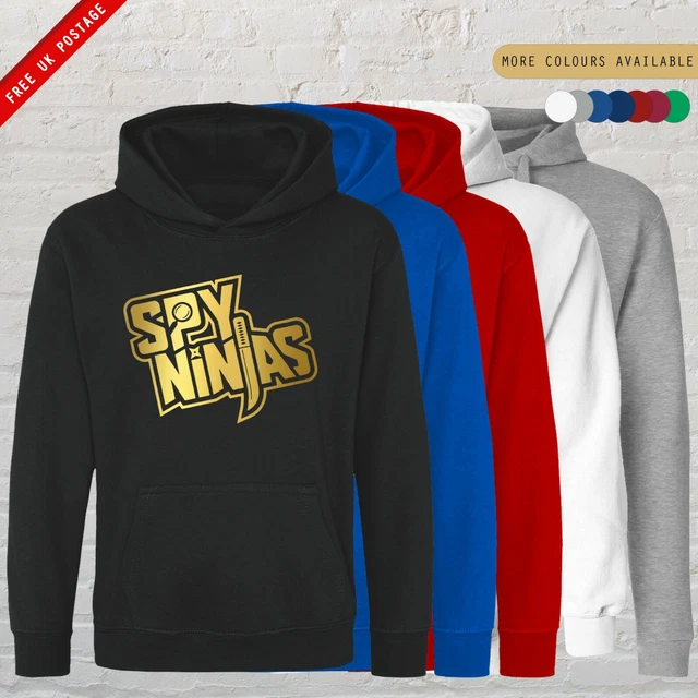 T-shirt/felpa con cappuccio Spy Ninja bambini CWC Top PJZ Zorg Youtuber Merch regalo di compleanno