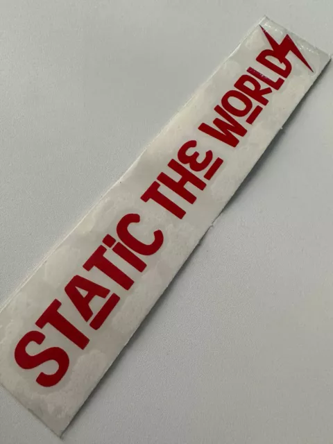 Static The World Decal/Sticker Jdm Kdm Edm Static/Slammed/Lowered Honda/Acura