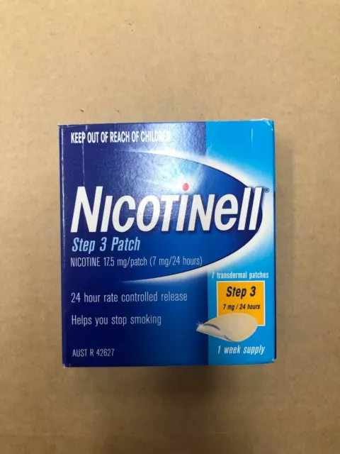 Nicotinell Patches 7mg/24h Quit Smoking Aid Step 3 (7 Pack)