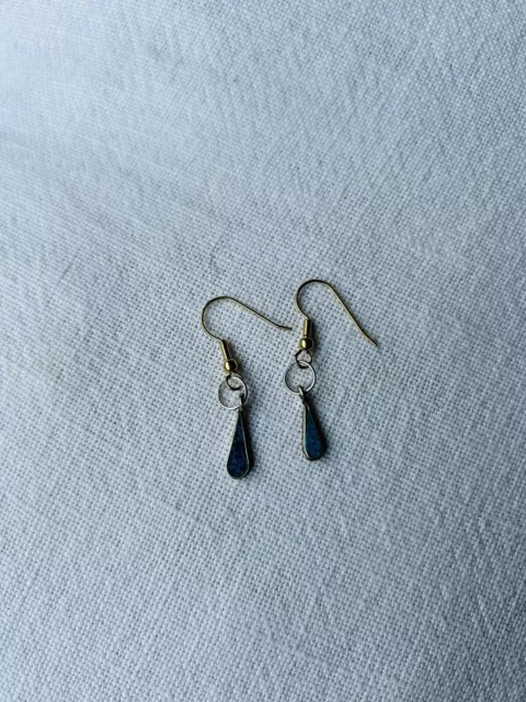 Mexican Alpaca Silver Earrings