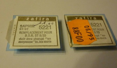 TC8 TC 8 MONARCH  Zafira ref 5224 *NEUF lot de 2 DIAMANT STEREO BSR B.S.R 