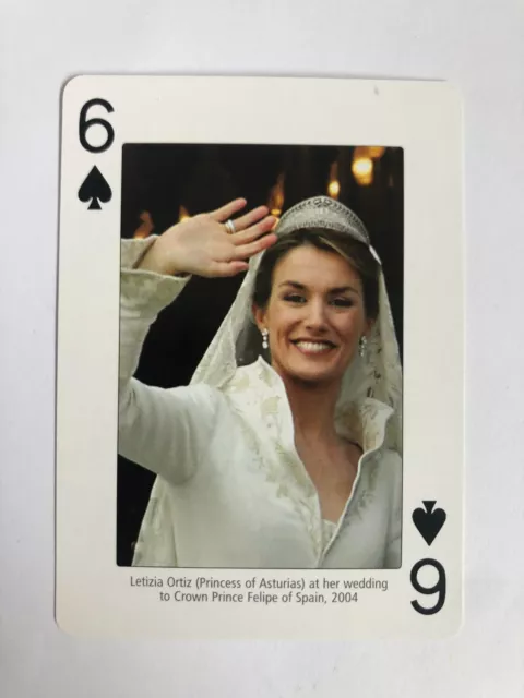 PRINCESS PRINCE SPAIN Royal Marriage Swap Playing Card: Queen Elizabeth ...