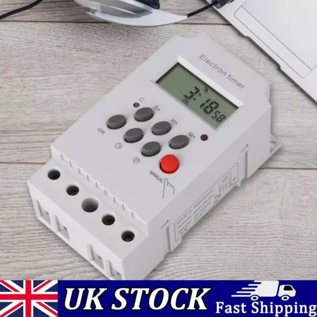 AC 220V 25A Programmable Electronic Timer Switch Control KG316T-II