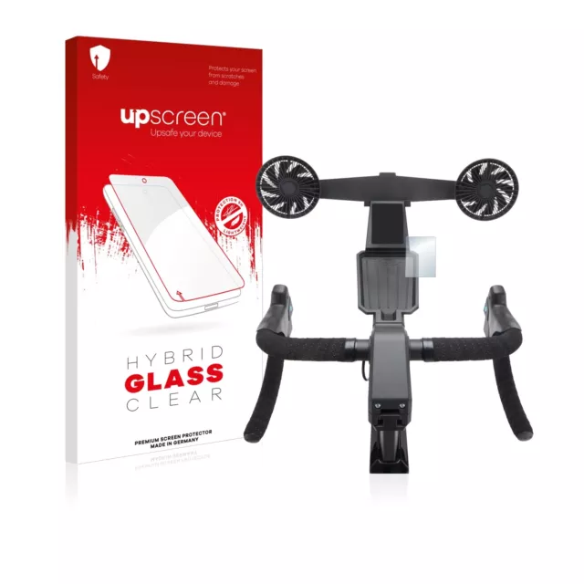 upscreen Glas Panzerfolie für Tacx Neo Bike Smart Schutz Glas Folie 9H klar