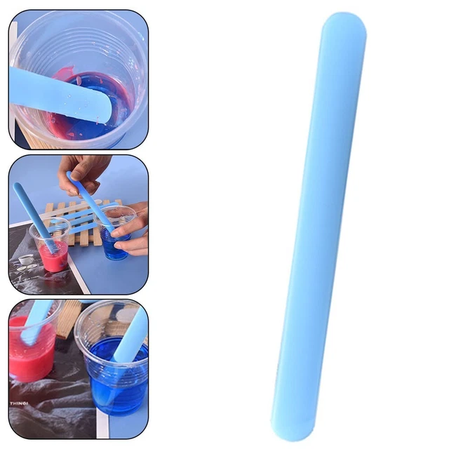 Asta di agitazione colore blu per resina stampi epossidici materiale silicone robusto