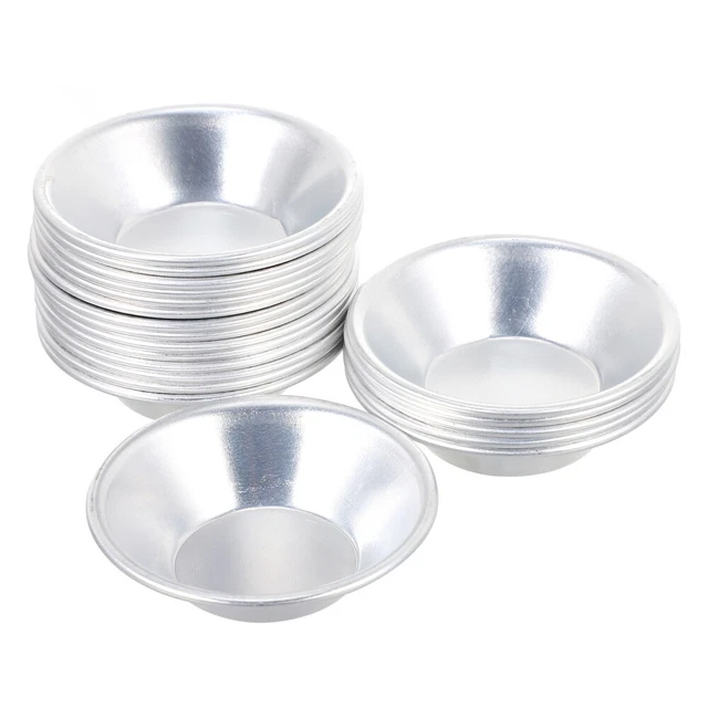 20 piezas Base antiadherente para hornear tarta de huevo Mini sartenes para tarta de huevo Muffin