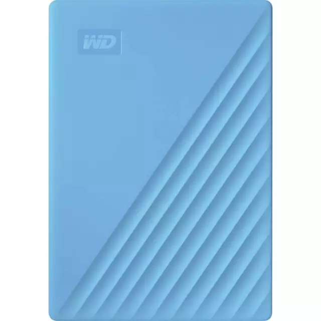 WD My Passport 4 TB Disque dur externe 2,5 USB 3.2 (1è gén.) (USB 3.0) bleu