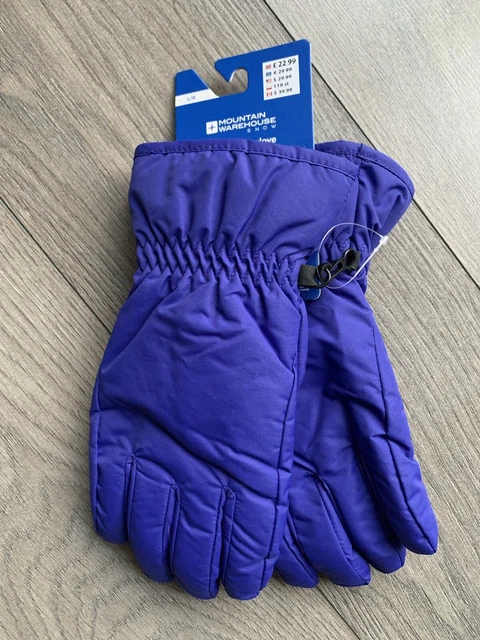 Mountain Warehouse L/G Ladies Large Women’s Ski Gloves Purple