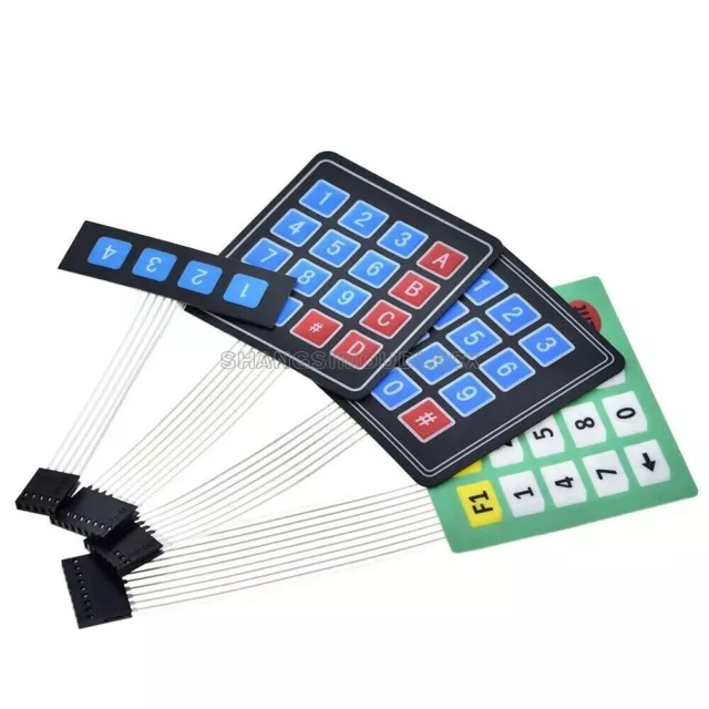 4 12 16 20 Key Membrane Switch Keypad 1x4 3x4 4x4 4*5 Array Matrix keyboard NEW